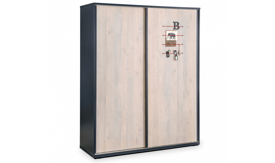 TRIO riidekapp lükandustega | Laste riidekapid | ZIPhome.ee pilt 1