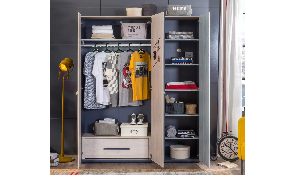 TRIO 1-ukseline riidekapp | Laste riidekapid | ZIPhome.ee pilt 4