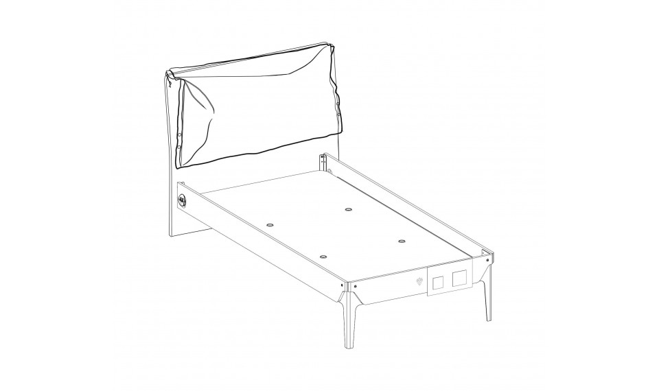 TRIO voodi (120x200 cm) | Laste voodid | ZIPhome.ee pilt 4