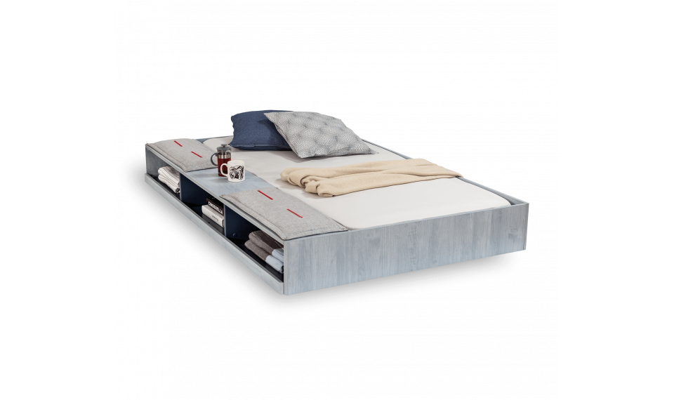 TRIO liisavoodi riiulidega (90x190 cm) | Laste voodid | ZIPhome.ee pilt 1