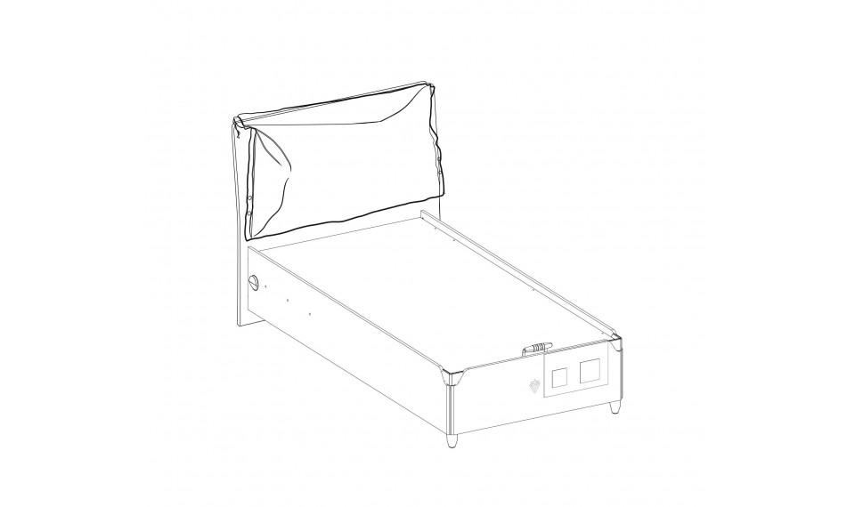 TRIO voodi pesukastiga ja tõstemehhanismiga (100x200 cm) | Laste voodid | ZIPhome.ee pilt 6