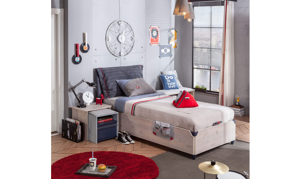 TRIO voodi pesukastiga ja tõstemehhanismiga (100x200 cm) | Laste voodid | ZIPhome.ee pilt 2