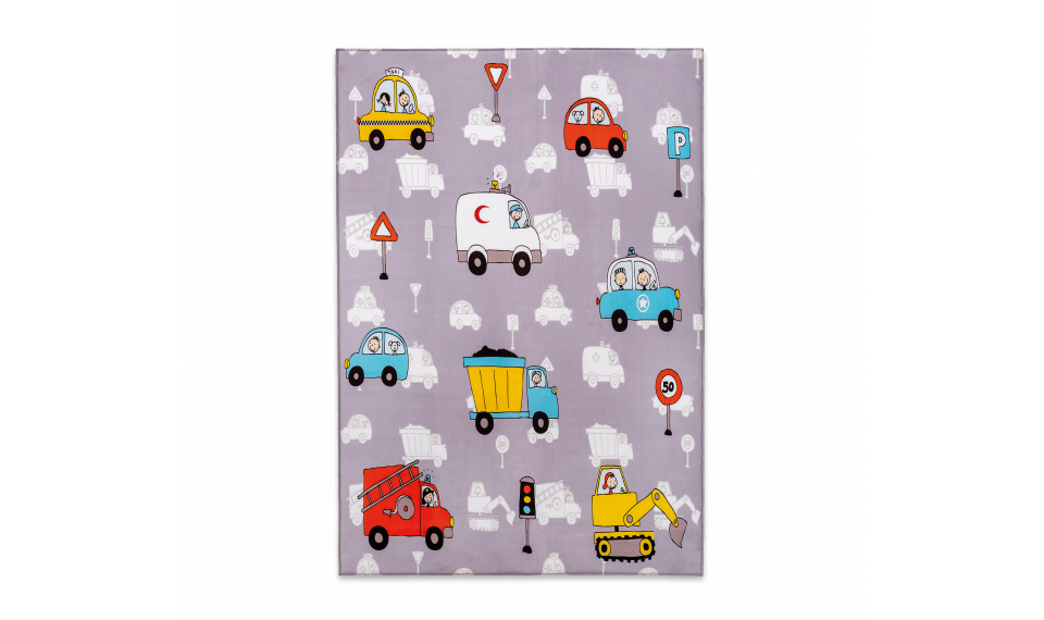 SOFT MINICAL VEHICLE CARPET (100x150 cm) | Children carpets | ZIPhome.ee image 1