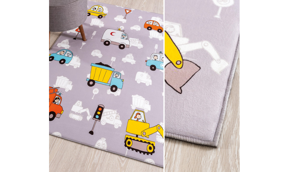 SOFT MINICAL VEHICLE CARPET (100x150 cm) | Children carpets | ZIPhome.ee image 4
