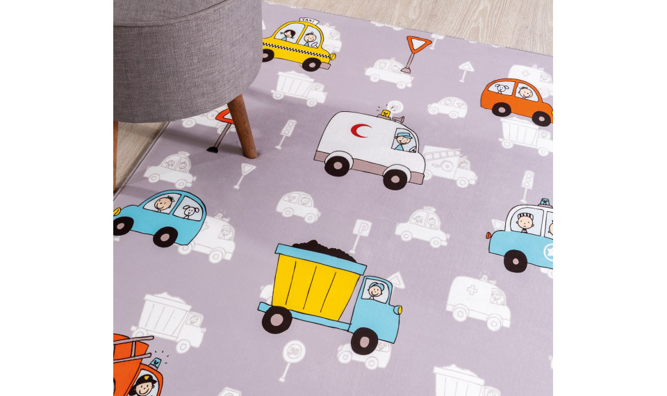 SOFT MINICAL VEHICLE CARPET (100x150 cm) | Children carpets | ZIPhome.ee image 6