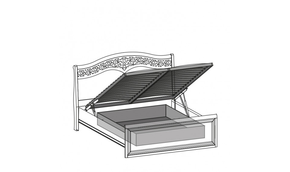 VERONA V-tõstev voodiraam pesukastiga 180 | Voodid | ZIPhome.ee kuva 1