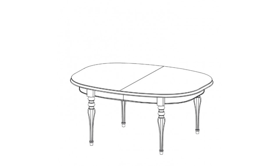 VERONA T-extendable dining table (ellipse) | VERONA | ZIPhome.ee kuva 3