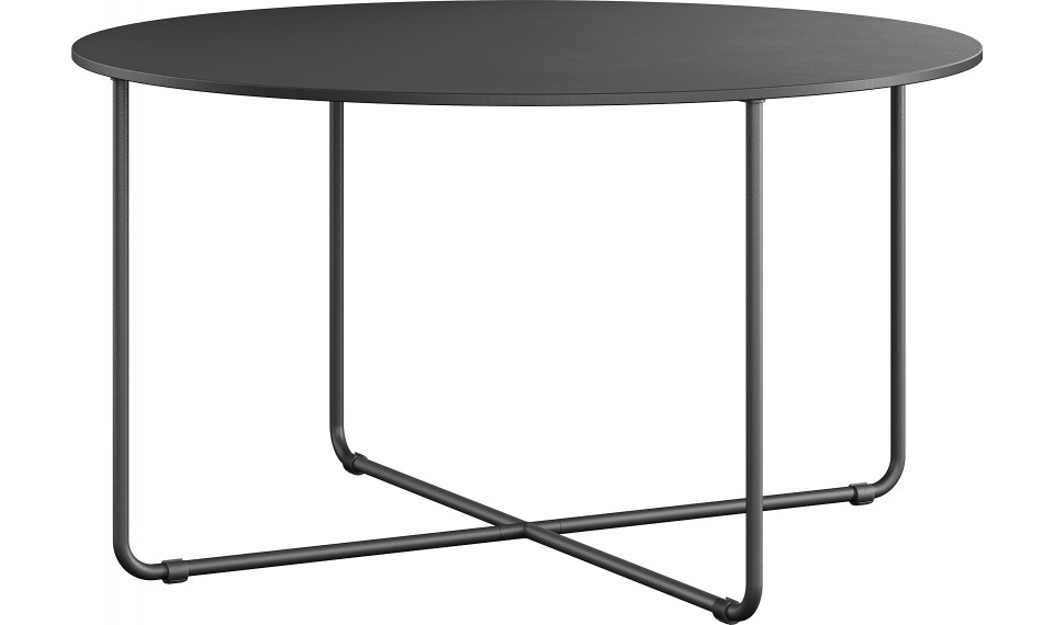Coffee table high with bent frame Mundi black/black DWZ | 100% Quality Coffee table high with bent frame Mundi black/black DWZ | Outdoor tables and chairs | ZIPhome.ee image 1