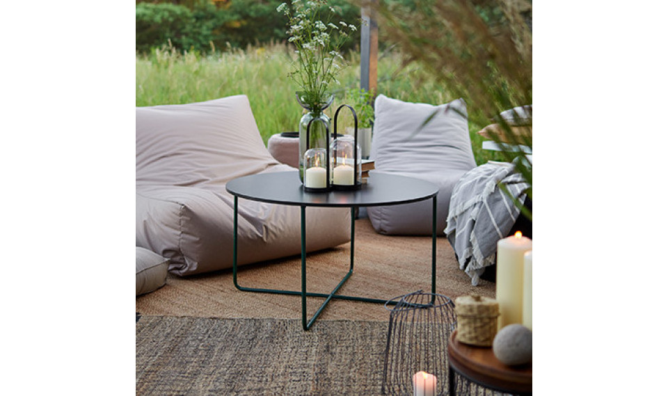 Coffee table high with bent frame Mundi black/black DWZ | 100% Quality Coffee table high with bent frame Mundi black/black DWZ | Outdoor tables and chairs | ZIPhome.ee image 2