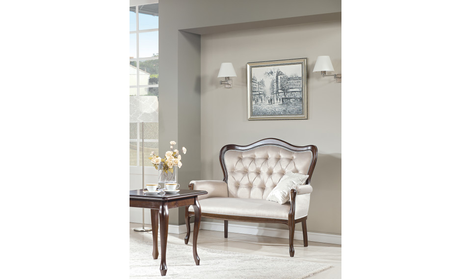 Wersail C Swarovski 2 sofa wenge | 100% kvaliteet Wersail C Swarovski 2 sofa wenge | WERSAL | ZIPhome.ee pilt 1
