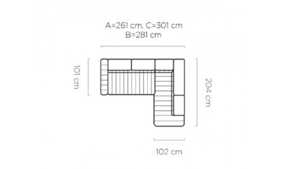 GANDI A Nurgadiivanvoodi, magamiskoht 120x200 | 100% kvaliteet GANDI A Nurgadiivanvoodi, magamiskoht 120x200 | Pehme mööbel | ZIPhome.ee pilt 6