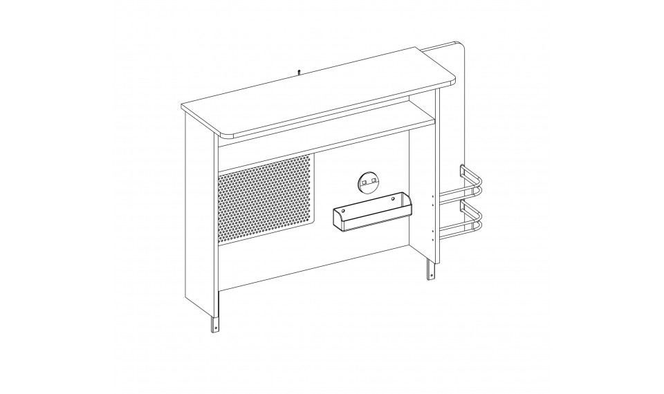 WHITE полка письменного стола | White | ZIPhome.ee изображение 6