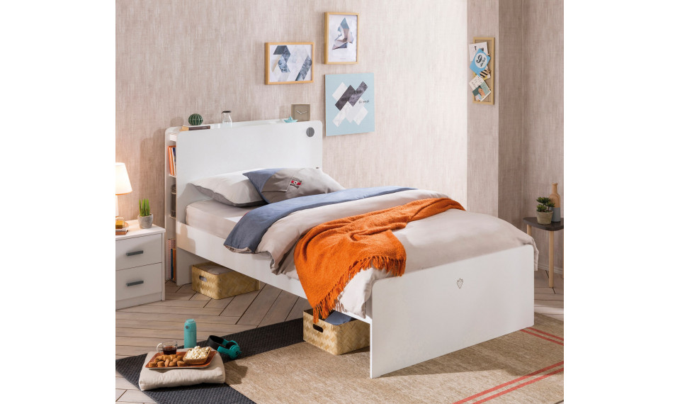 WHITE voodi (100x200 cm) | Laste voodid | ZIPhome.ee pilt 2