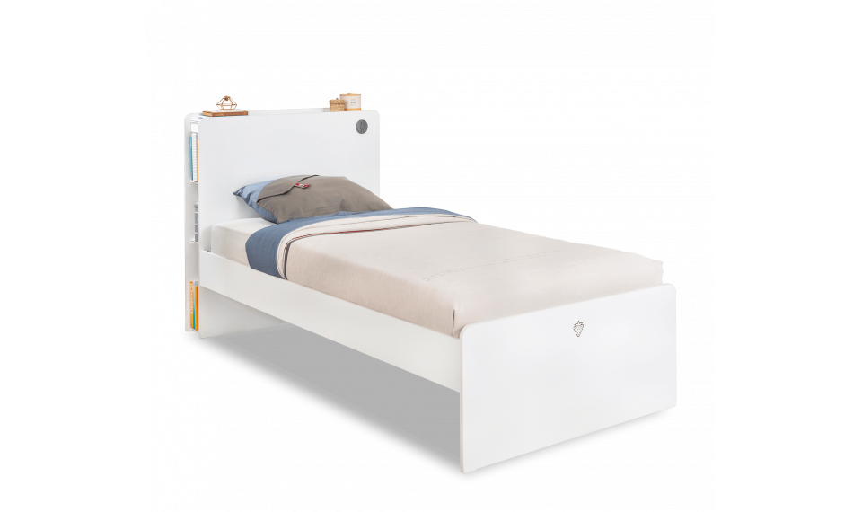 WHITE voodi (120x200 cm) | Laste voodid | ZIPhome.ee kuva 1