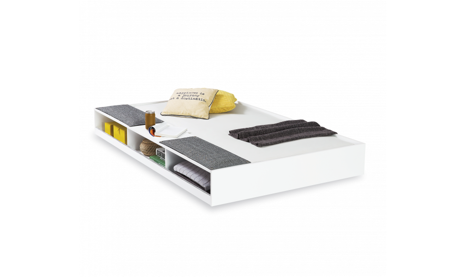 WHITE liisavoodi riiulidega (90x190 cm) | Laste voodid | ZIPhome.ee pilt 1