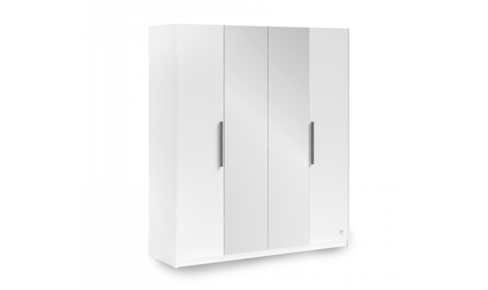 WHITE 4 ustega riidekapp | Laste riidekapid | ZIPhome.ee pilt 1