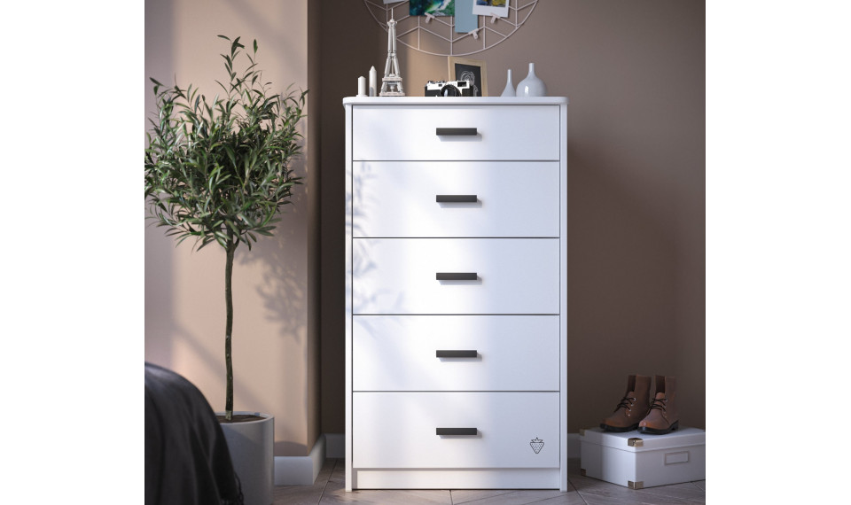 WHITE высокий комод | White | ZIPhome.ee изображение 3