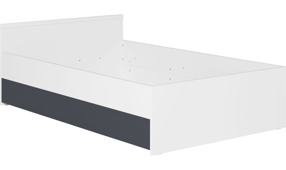 Bed with container without frame 120x200 Young Users by VOX II white/black | Young Users | ZIPhome.ee kuva 3